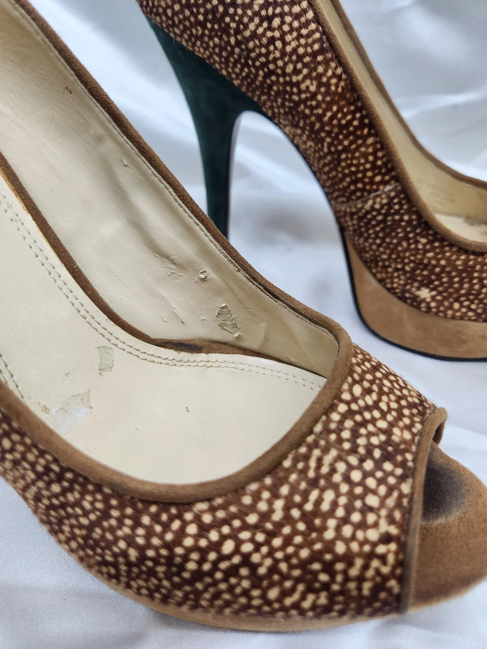 Enzo Angiolini pebbled suede